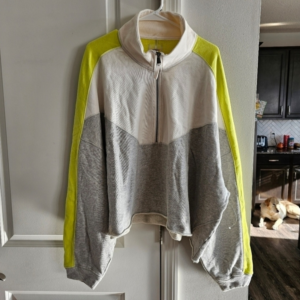 Free People Split Second Half Zip Pullover. NWT - image 6